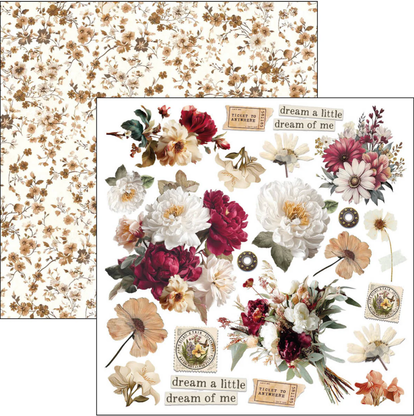 Ciao Bella Book Lovers Fussy Cut Pad 6"x6" 24/Pkg