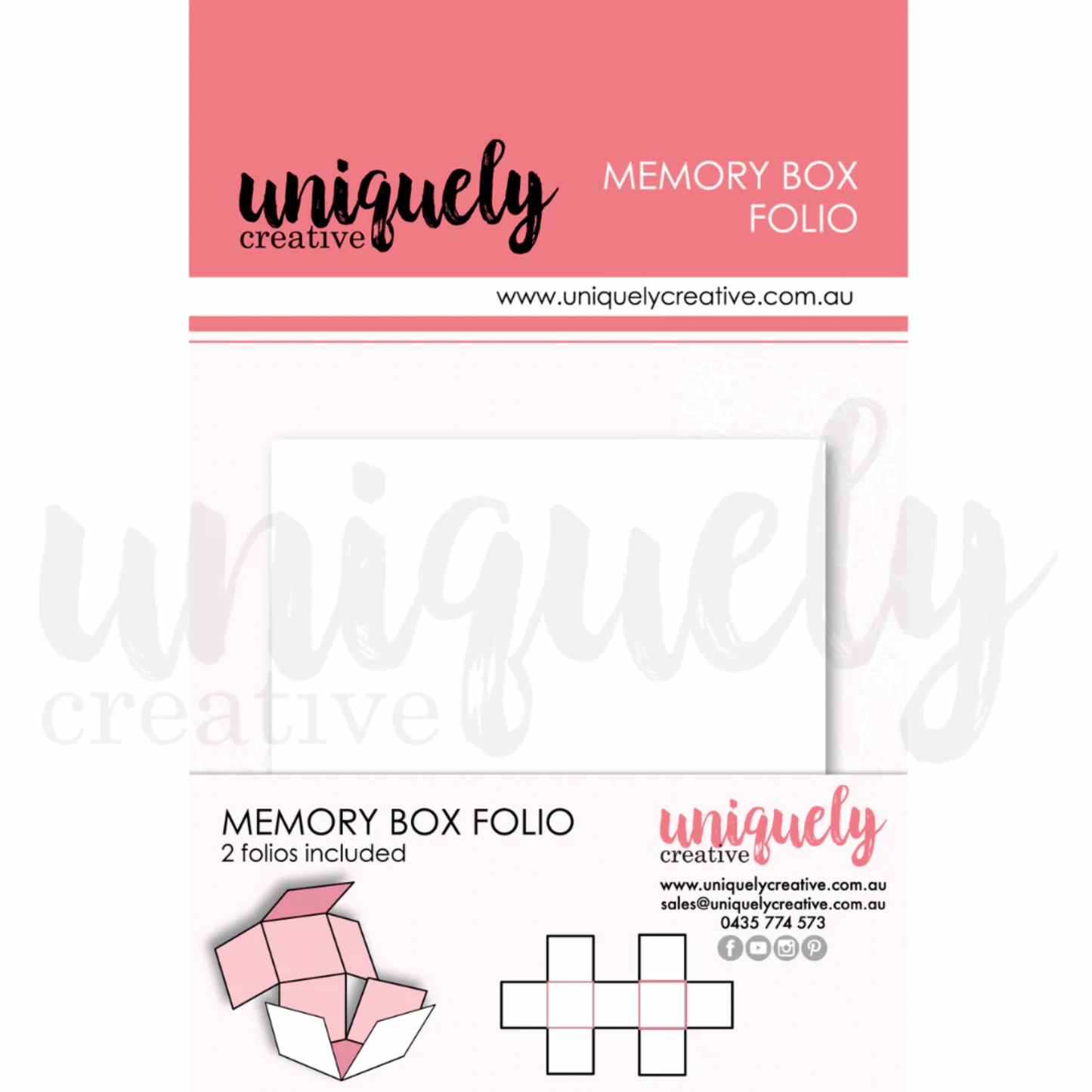 Uniquely Creative Memory Box Folio