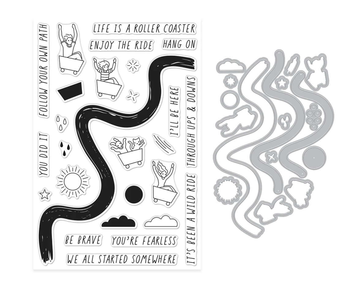Hero Arts Wild Ride Stamp & Cut Set