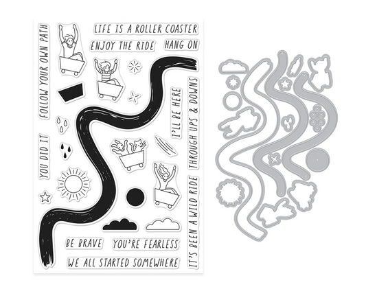 Hero Arts Wild Ride Stamp & Cut Set
