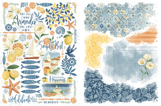 Graphic 45 Rub-On Transfers - Scenic Route