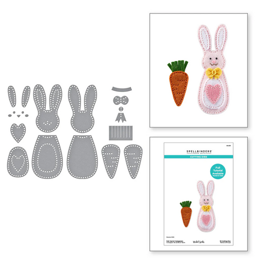 Spellbinders Felt Carrot Companion Etched Dies