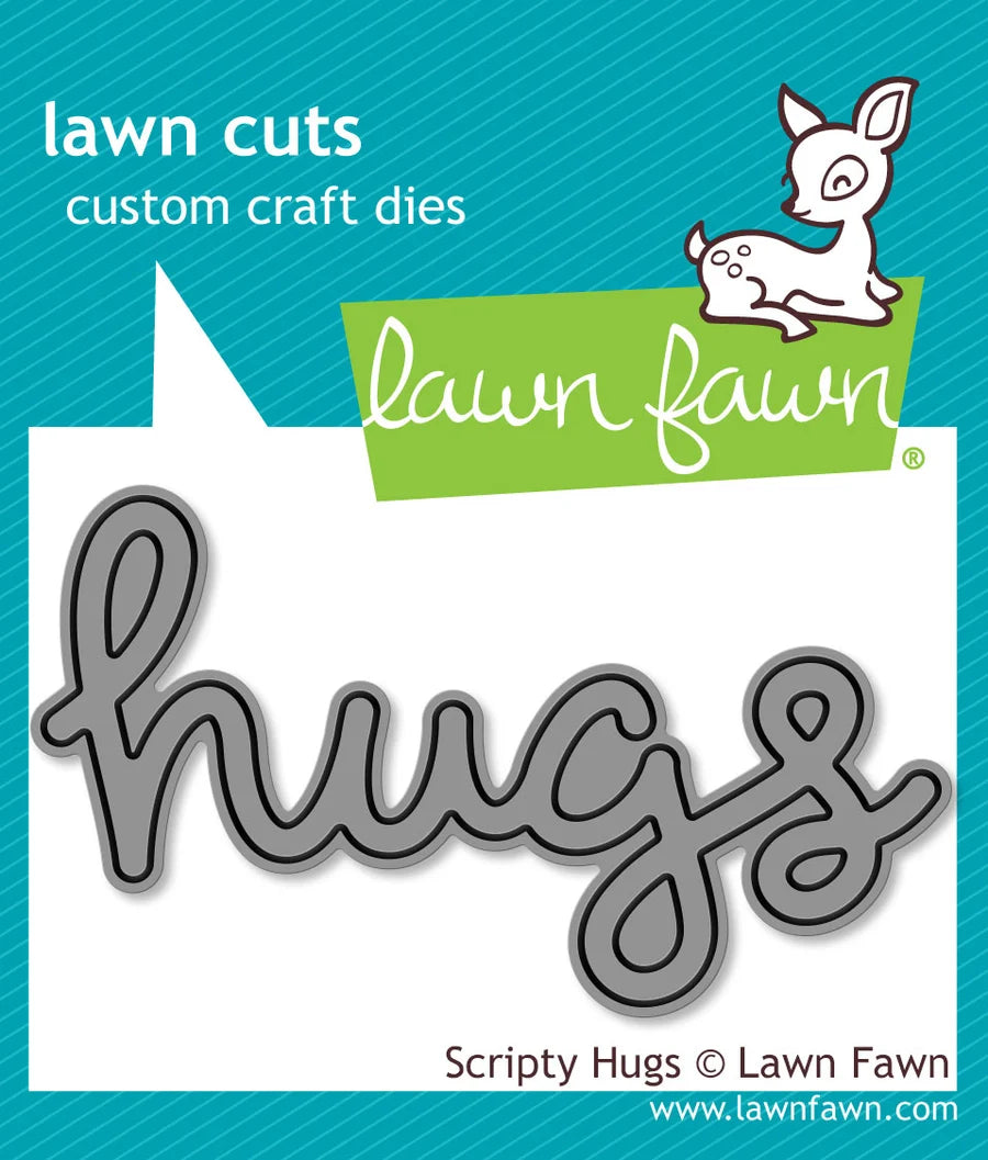 Lawn Fawn Scripty Hugs Bundle