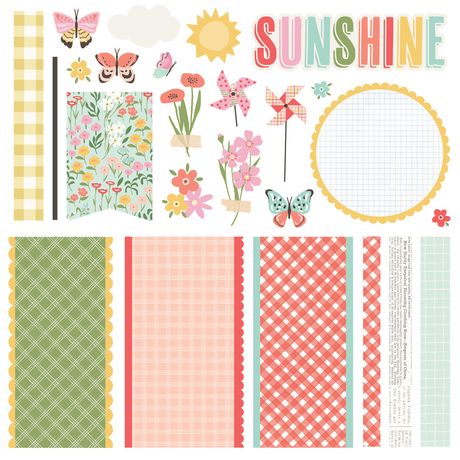 Simple Stoires Simple Cards Card Kit - Pink Lemonade