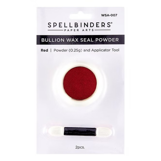 Red bullion wax seal stamps with ornate decorative border design