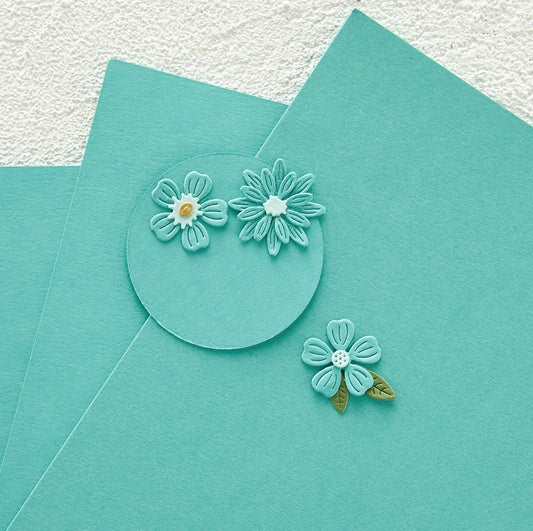 Spellbinders Teal Topaz Color Essentials Cardstock - Retired