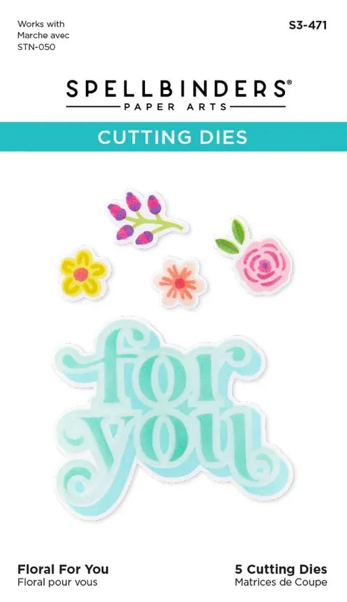 Spellbinders Floral For You Stencil & Die Bundle
