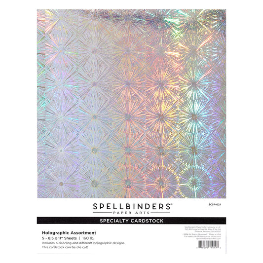 Assorted Holographic cardstock for card making and paper crafting