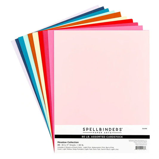 Spellbinders Meadow Collection 80lB. Cardstock Pack