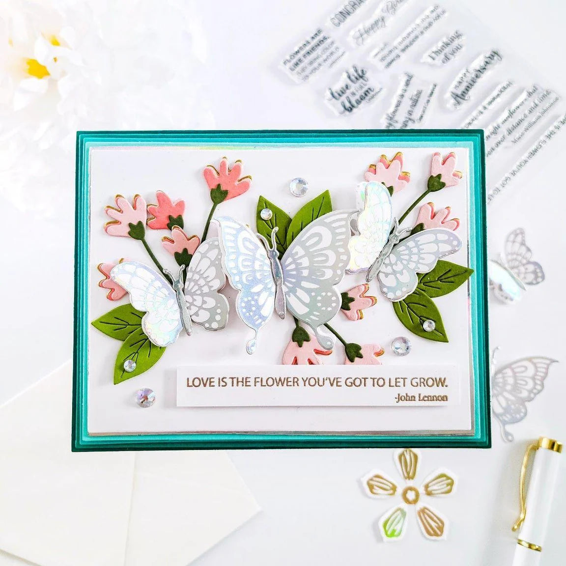 Spellbinders Precision Layering Dies card sample