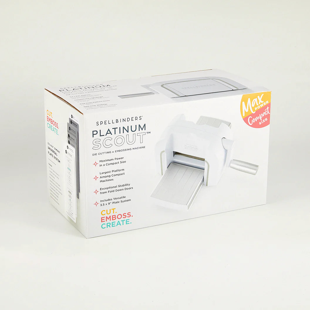 Spellbinders Platinum Scout Die Cutting and Embossing Machine - 3.5" Platform