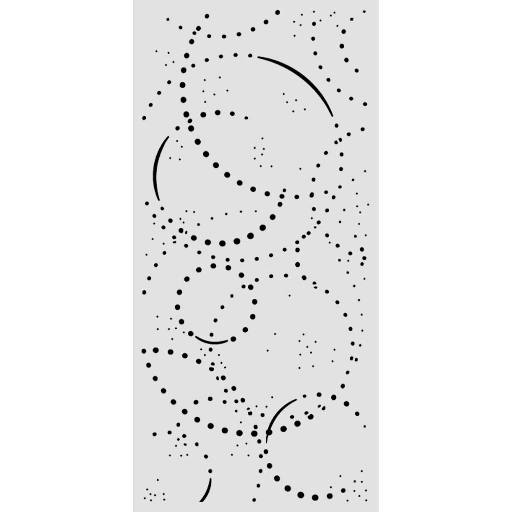 Stamperia Laser Cut Cosmos Ink Orbits Stencil