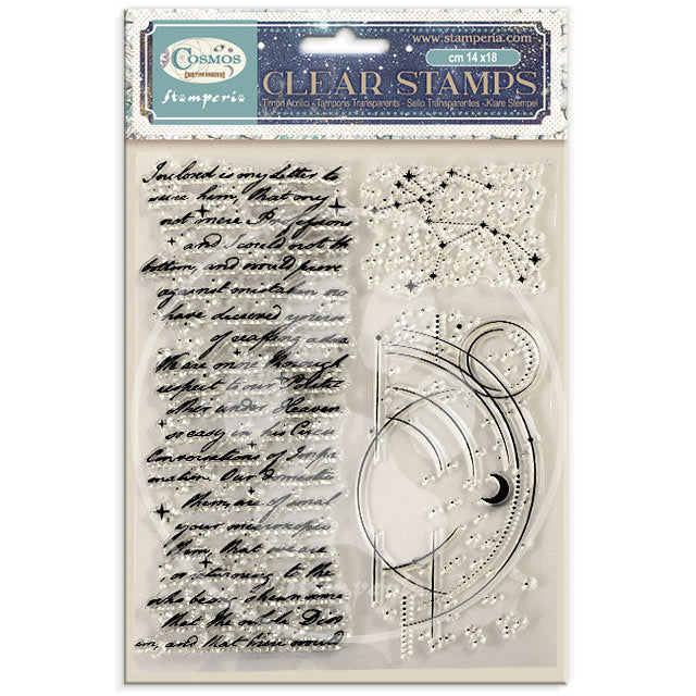 Stamperia Cosmos Acrylic Stamp Set