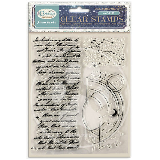 Stamperia Cosmos Acrylic Stamp Set