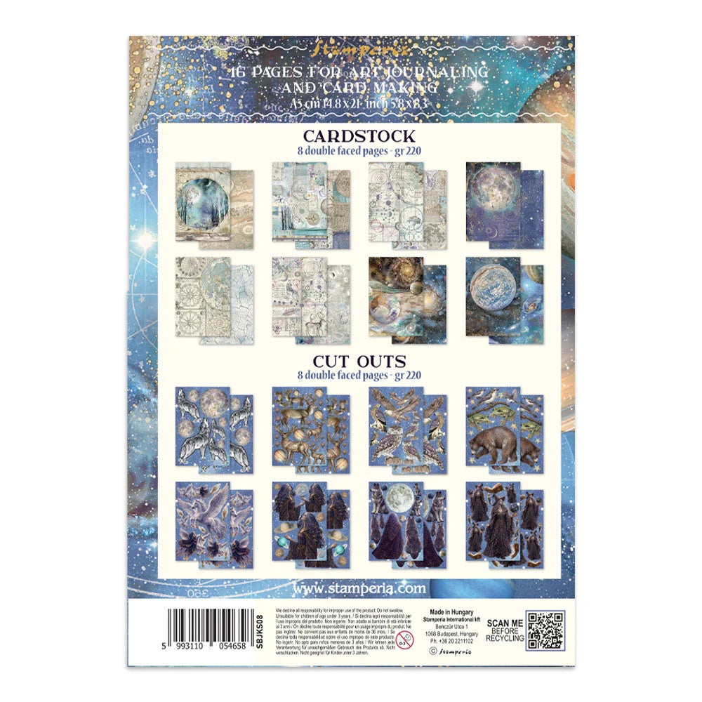 Stamperia Cosmos Junk Journal Focus Points