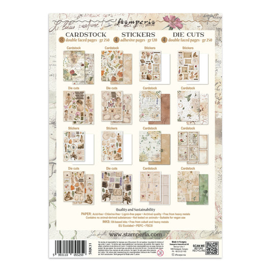 Stamperia Flowers and Poems Junk Journal