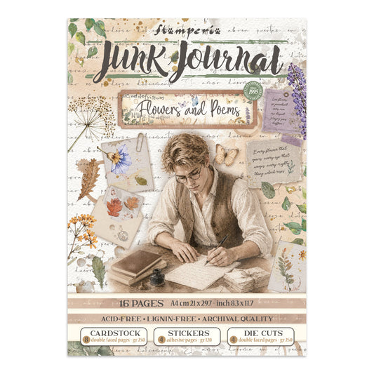 Stamperia Flowers and Poems Junk Journal