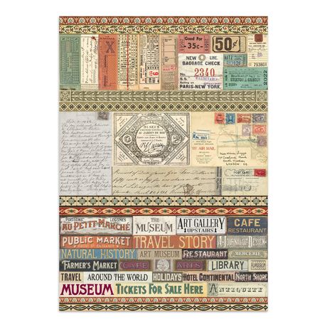 Stamperia Junk Journal - Art of Traveling