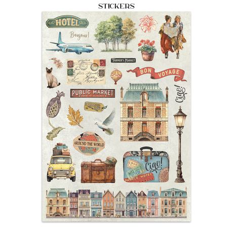 Stamperia Junk Journal - Art of Traveling