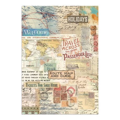 Stamperia Junk Journal - Art of Traveling