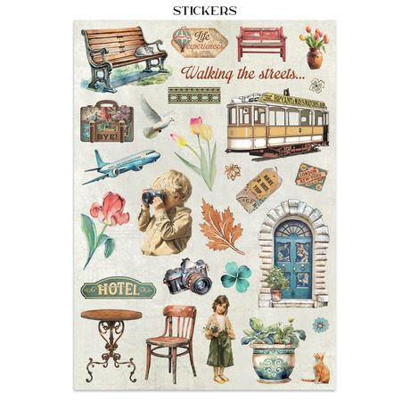 Stamperia Junk Journal - Art of Traveling
