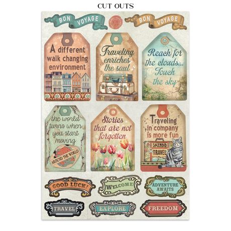 Stamperia Junk Journal - Art of Traveling