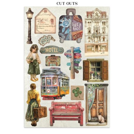 Stamperia Junk Journal - Art of Traveling