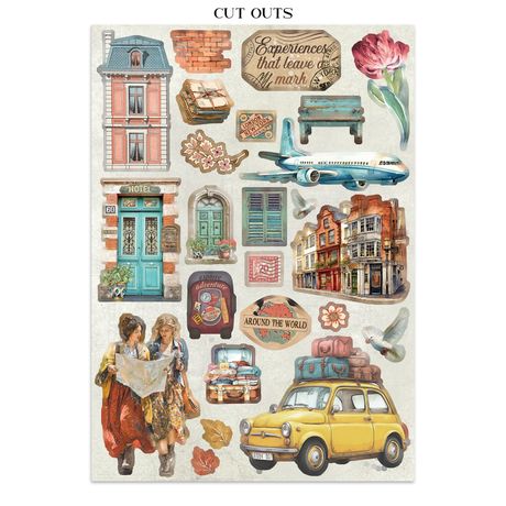 Stamperia Junk Journal - Art of Traveling