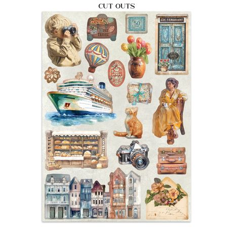 Stamperia Junk Journal - Art of Traveling