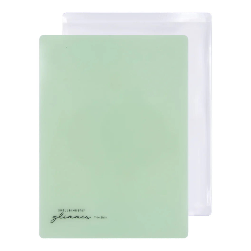 Green Glimmer shim from Spellbinders