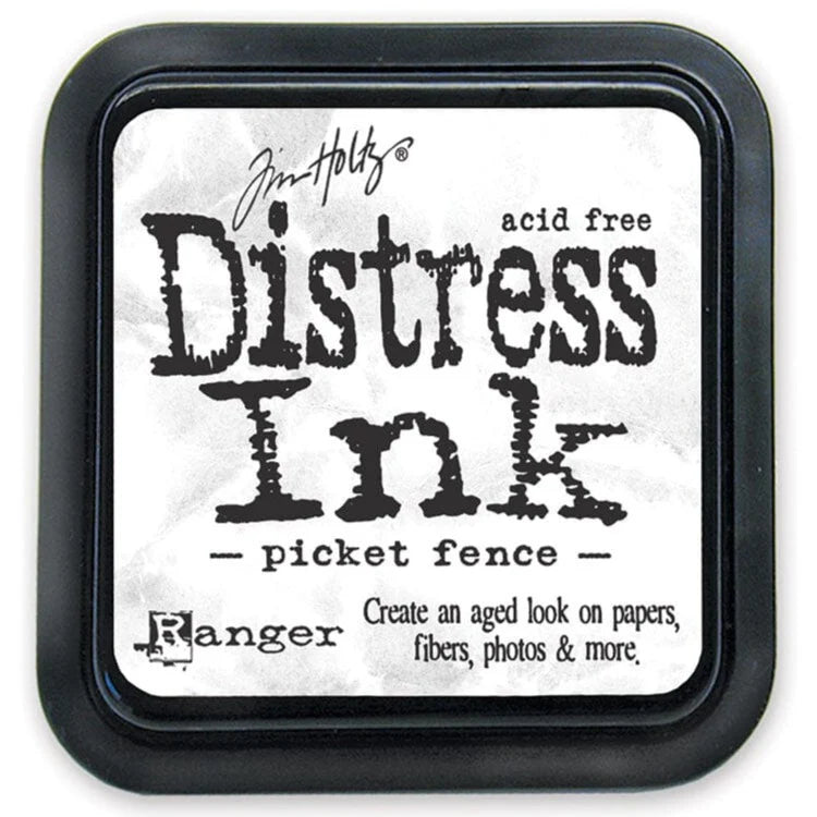 Distress Ink pad by Ranger with 'picket fence' color on a white background