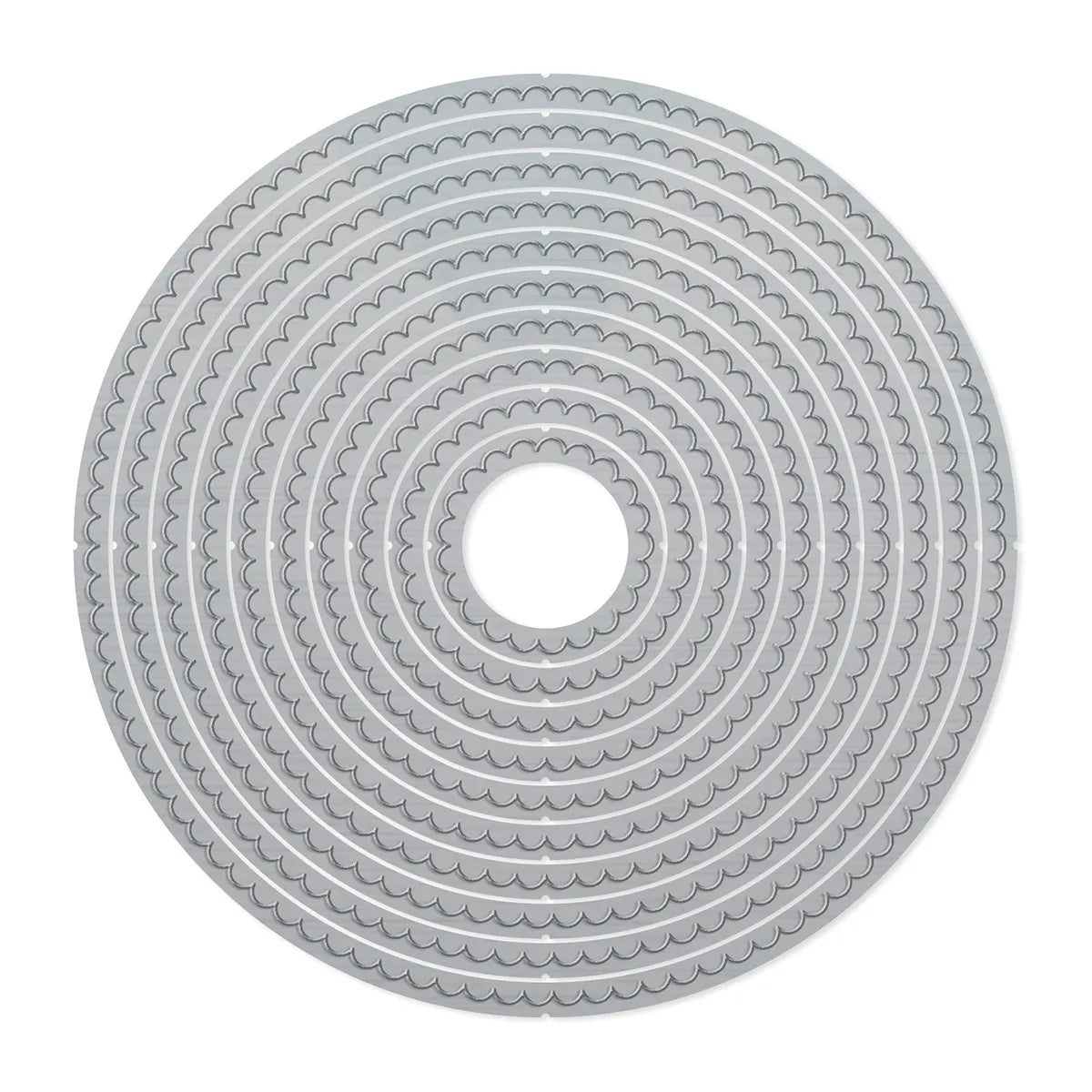 Set of circular sanding discs with a white background