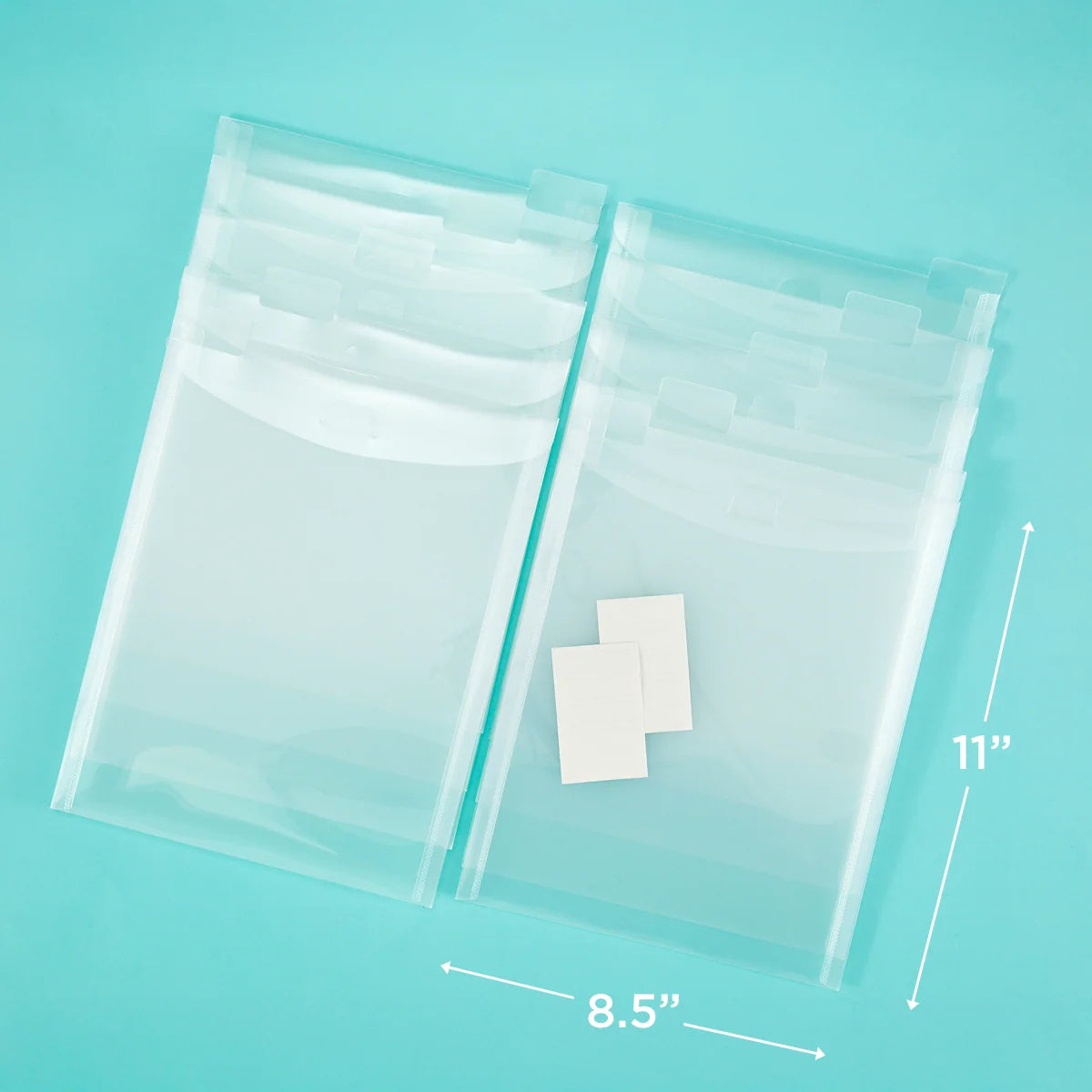 TOO 8.5 x 11" Flip Flap Pocket - 10 Pack