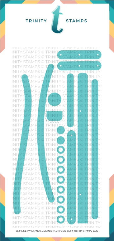 Trinity Stamps Twist and Slide Slimline Die Set