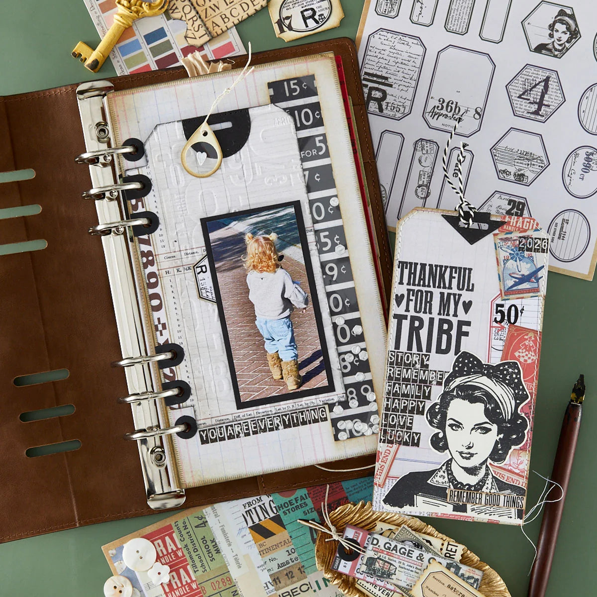 Spellbinders Noted Details Rub-ons by Esther Glas