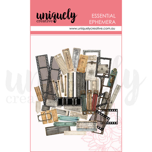 Uniquely Creative  Acetate Rustic Ephemera
