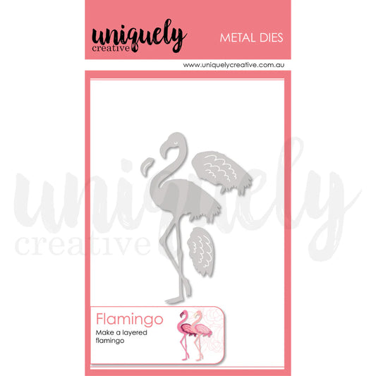 four Flamingo shaped dies in uniquely creative packaging