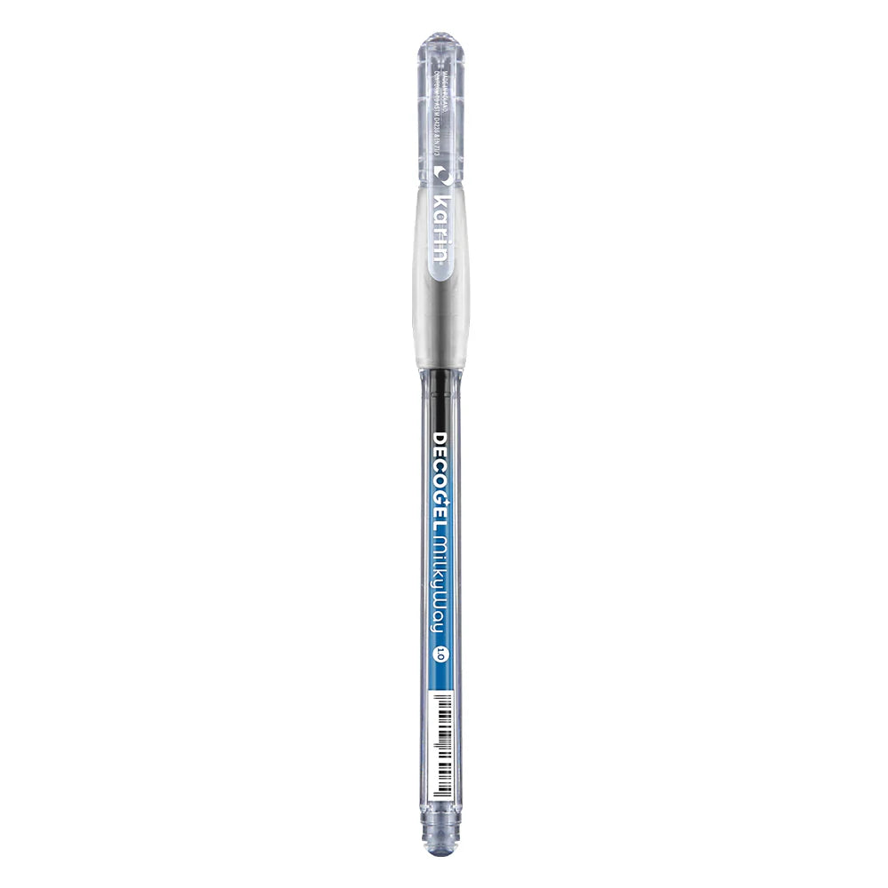 black Decogel pen on a white background