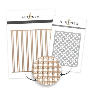 Altenew stencils with geometric patterns on a white background